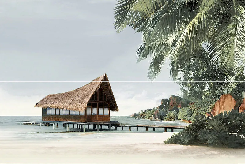 Панно Alma Ceramica Айленд PWA11ALD3 разноцветный 40x60 - фото 1