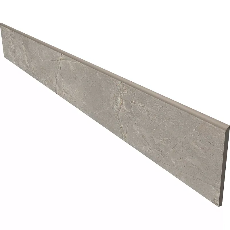 Плинтус Estima BR03 Bernini Grey 7x60 серый неполированный - фото 1