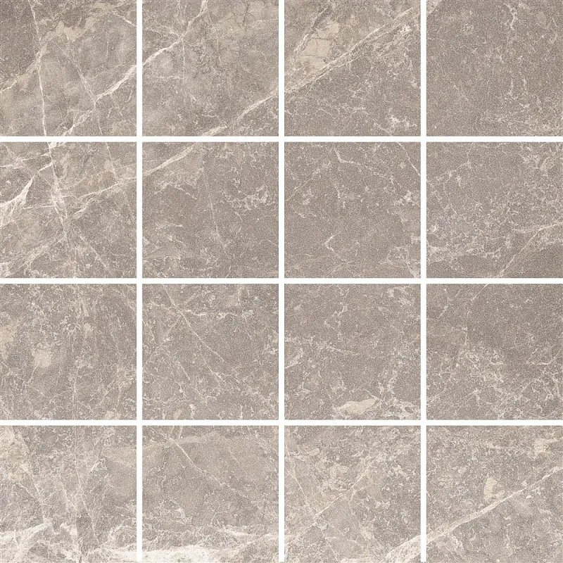 Мозаика Vitra Marmostone Темный Греж R9 30x30 лаппатированный - фото 1