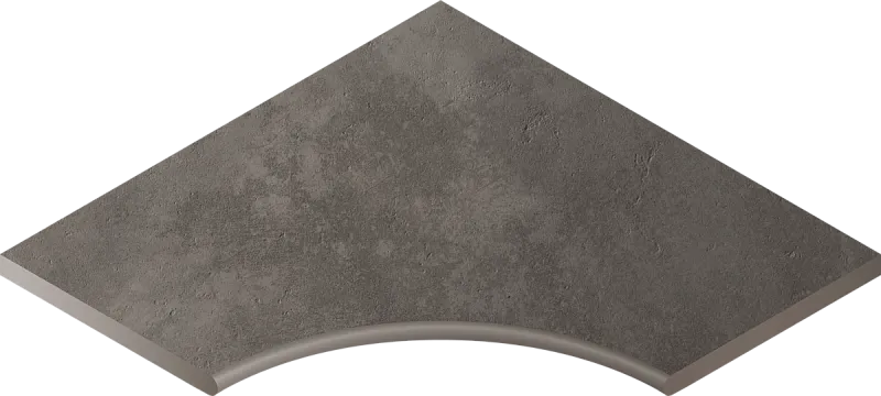 Бортик угловой закругленный Италон Millennium X2 Black 60x60 - фото 1