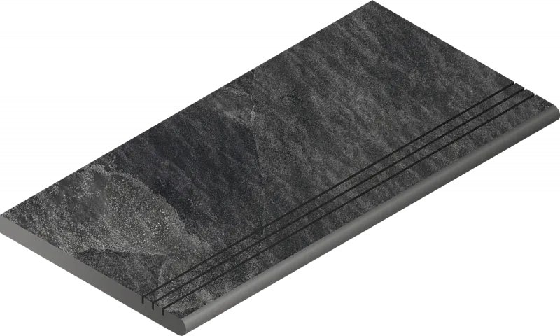 Ступень закругленная Италон Materia X2 Titanio 30x60 - фото 1