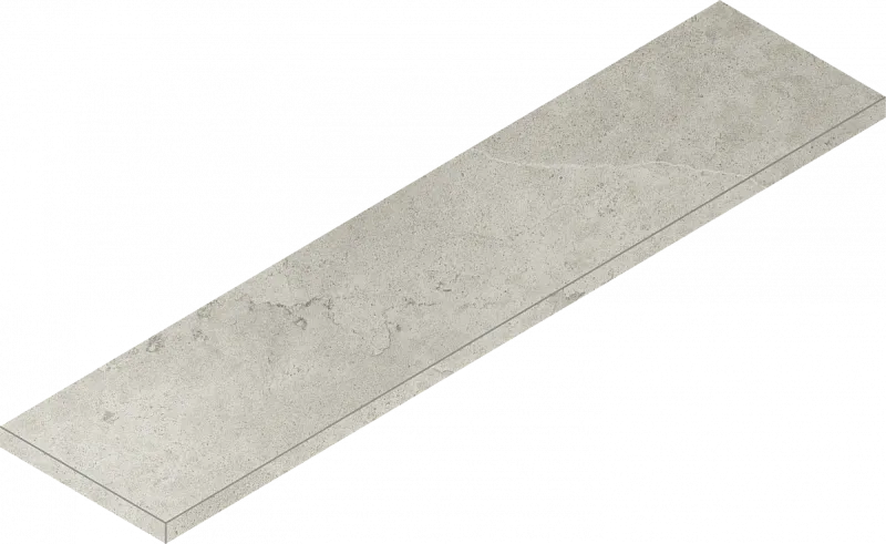 Ступень угловая левая Италон Metropolis Absolut Silver 33x120 - фото 1