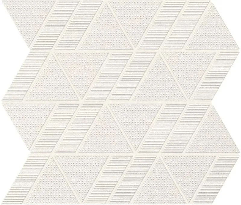 Мозаика Atlas Concorde Italy Aplomb White Mosaico Triangle 31.5x30.5 A6SP - фото 1