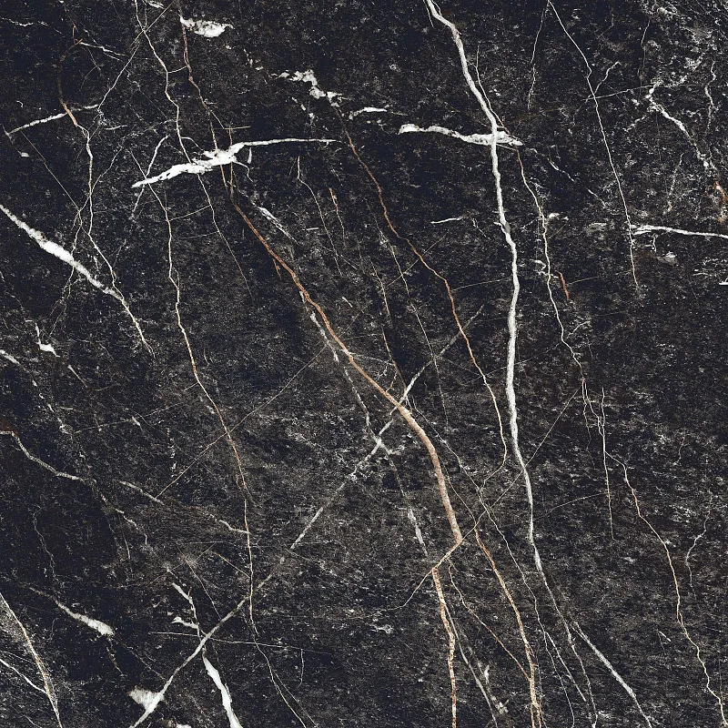 Керамогранит NewTrend Санремо Блэк GP40SAM99L черный 60x60 - фото 1