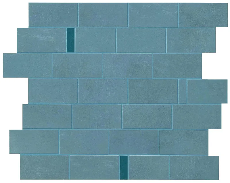 Мозаика Atlas Concorde Italy Boost Pro Powder Blue Minibrick 29.7x33.3 9BMU - фото 1