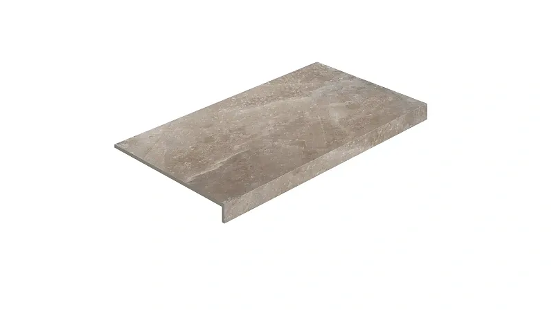 Ступень Coliseumgres Ривьера Дарк фронтальная 620070002856 серый 33x60 - фото 1