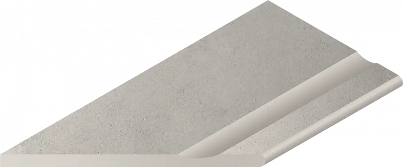 Бортик с выемкой закругленный левый Италон Millennium X2 Silver 30x60 - фото 1