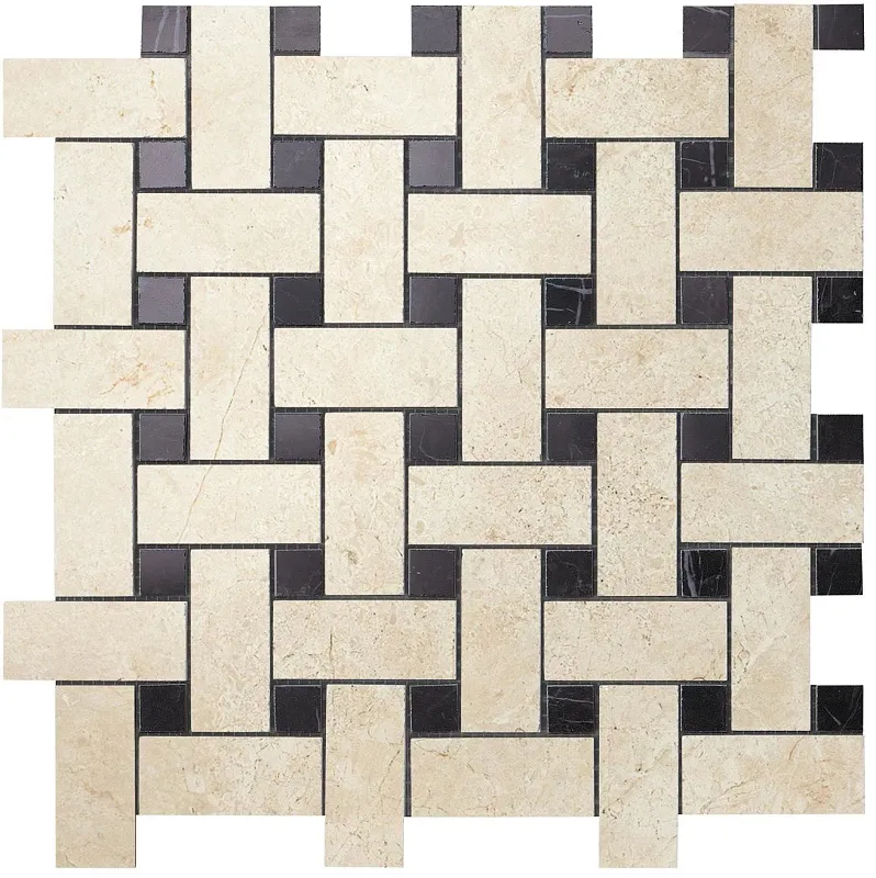 Мозаика Atlas Concorde Italy Marvel Stone Basketweave Warm Lappato 30x35 AS2P - фото 1