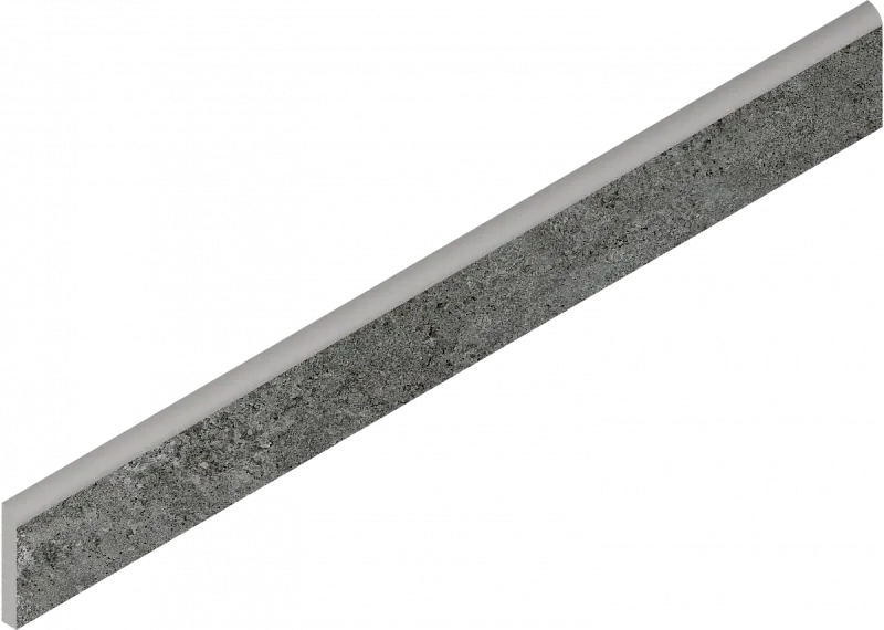 Плинтус Италон Магма Графит 610130001624 серый 7.2x60 - фото 1