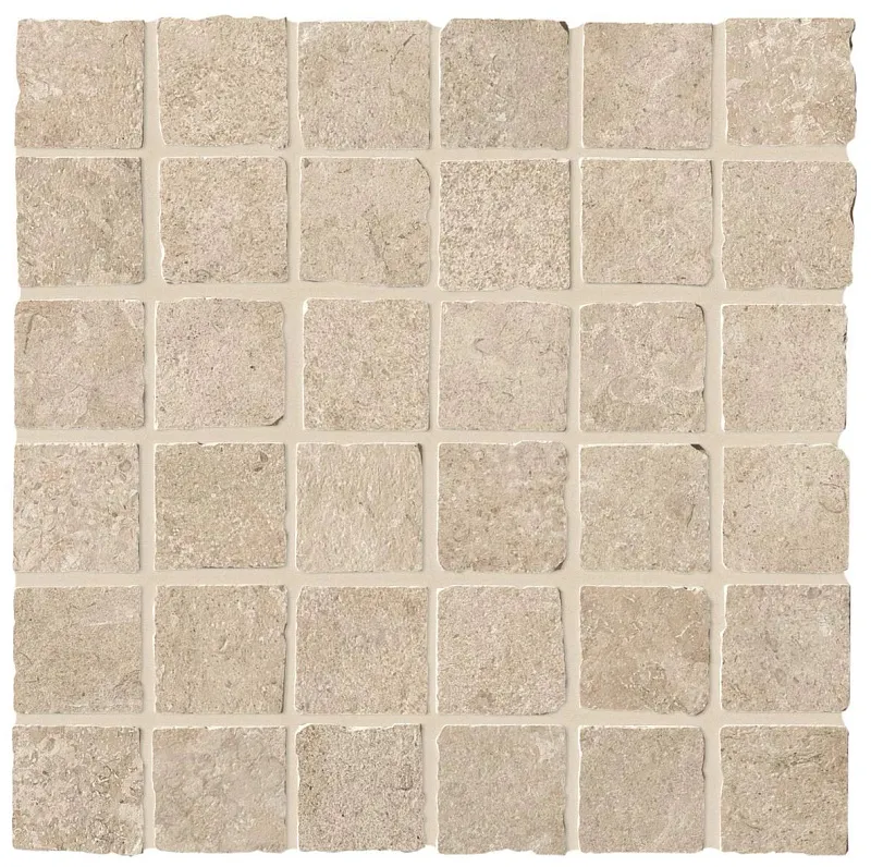 Мозаика Atlas Concorde Italy Lims Beige Mosaico Tumbled 30x30 A3HL - фото 1