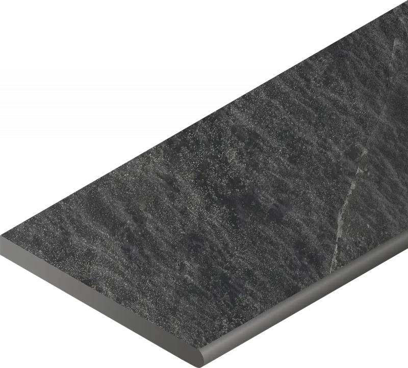 Бортик закругленный правый Италон Materia X2 Titanio 30x60 - фото 1