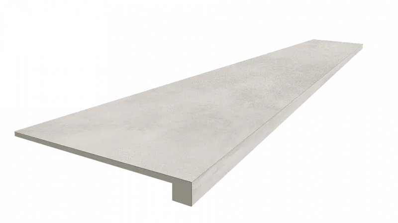 Ступень ColiseumGres Сан-Сиро Уайт фронтальная 620070002515 белый 33x120 - фото 1