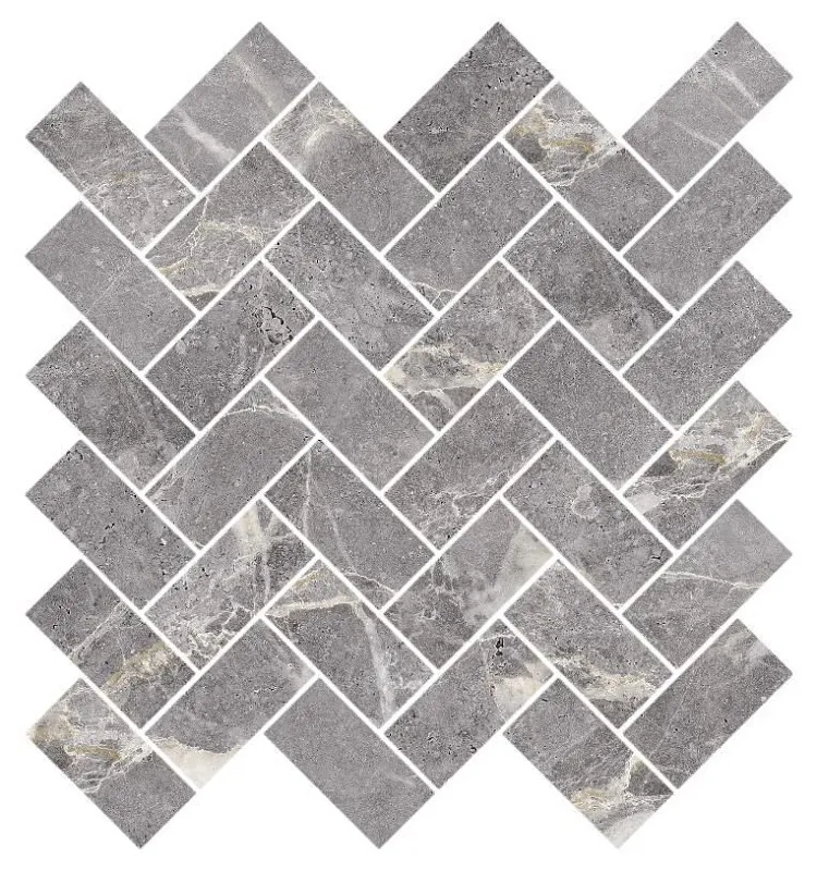 Мозаика Kerranova Marble Trend Silver River 28.2x30.3 K-1006/MR/m06/282x303x10 - фото 1