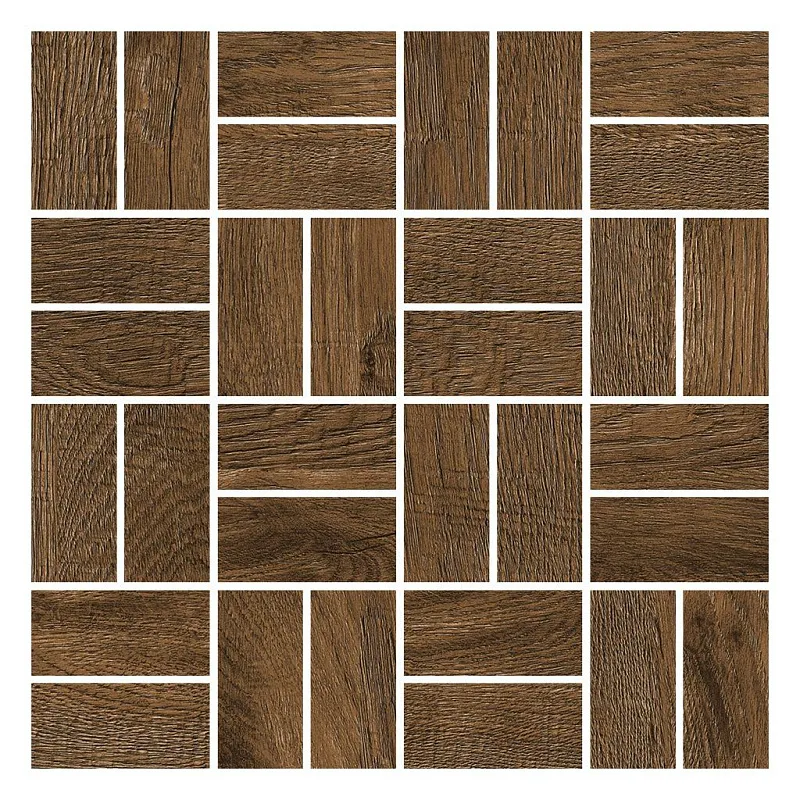 Мозаика Grasaro Italian Wood Wenge 24.5x24.5 G-253/SR/m12/245x245x10 - фото 1