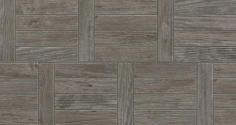 Мозаика Atlas Concorde Italy Axi Grey Timber Treccia 28x53 AMWP - фото 1
