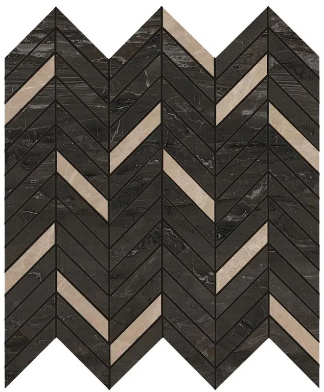 Мозаика Atlas Concorde Italy Marvel Edge Absolurte Brown Mosaico Twill 30x31 AEPR - фото 1