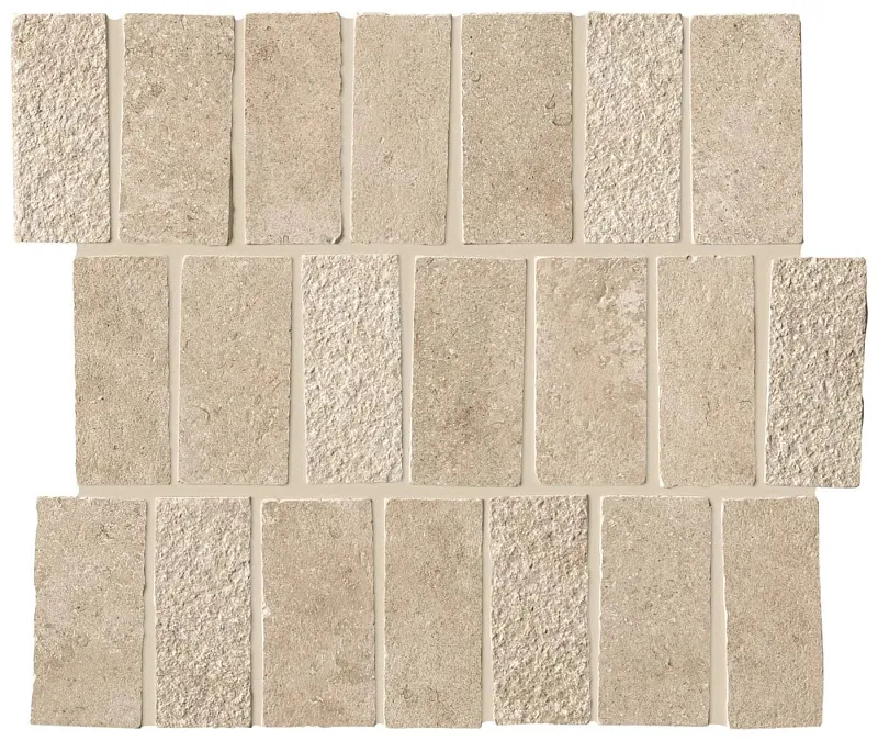 Мозаика Atlas Concorde Italy Lims Beige Mosaico Spritz Tumbled 30.4x33.5 A3NF - фото 1