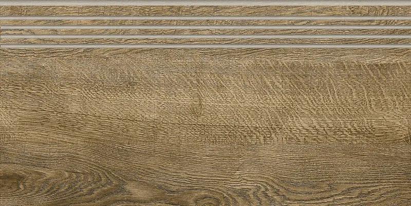 Ступень Grasaro Italian Wood Dark Brown 20x60 G-252/SR/st01/200x600x10 - фото 1