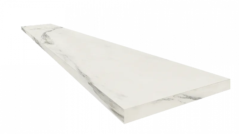 Ступень ColiseumGres Микеланджело Колд угловая правая 620070002501 серый 33x60 - фото 1