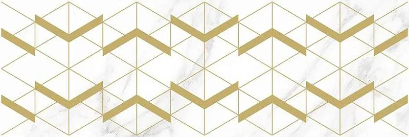 Декор (OS\B153\60125) Лапарет Camelot Wing белый 20x60 глянцевый - фото 1