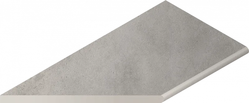 Бортик закругленный левый Италон Millennium X2 Silver 30x60 - фото 1