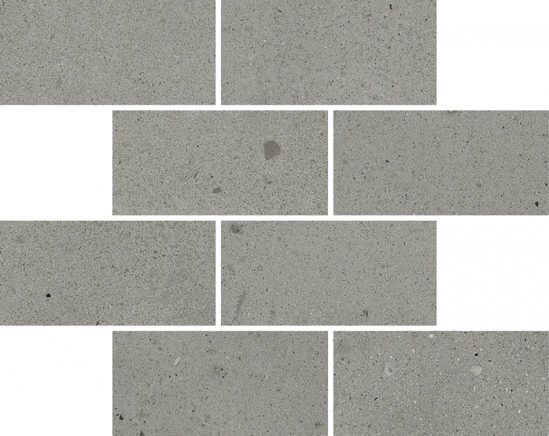 Мозаика Италон Авангард Айрон Минибрик 610110001214 серый 23.7x29.5 - фото 1