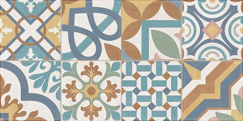 Керамическая плитка NewTrend Дизайн Арт Микс 3 WT36DST16 разноцветный 30x60 - фото 1