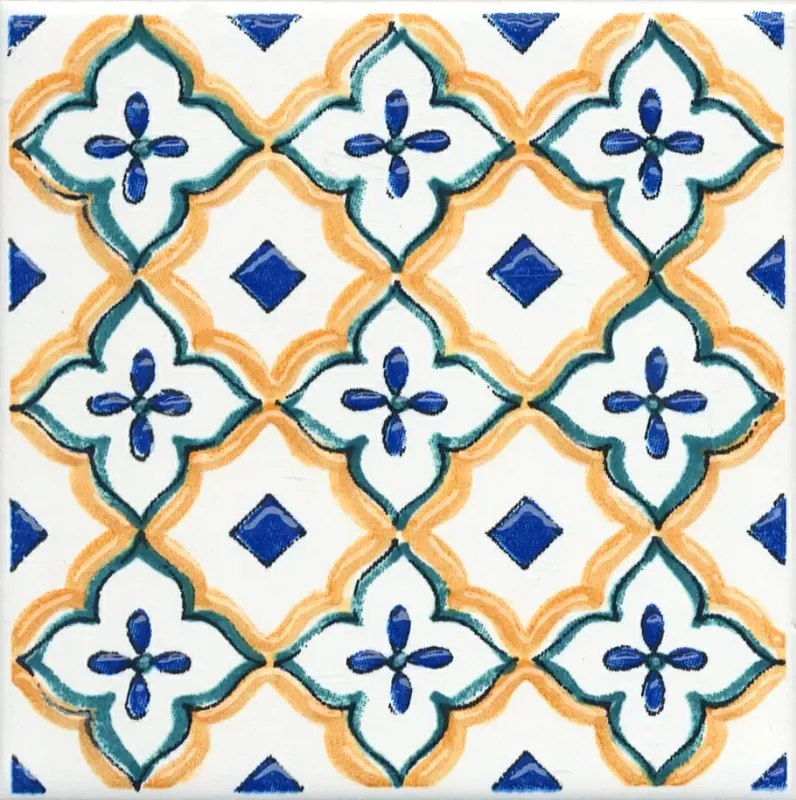 Вставка Kerama Marazzi Капри майолика 9.8x9.8 STG\A491\1146H - фото 1