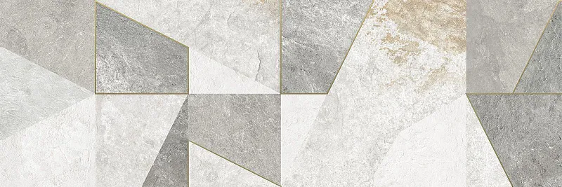 Керамическая плитка Alma Ceramica Лэнд TWU3090LAN17R серый 30x90 - фото 1