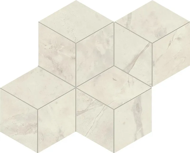 Мозаика Atlas Concorde Italy Marvel X Calacatta Perla Esagono Silk 30x35 AF8N - фото 1