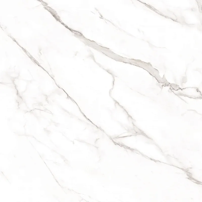 Керамогранит Maimoon Ceramica Glossy Statuario Alaska белый 80x80 - фото 1