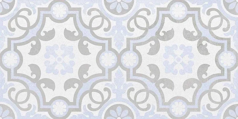 Декор (34017) Лапарет Depo Spring Race голубой 25x50 матовый - фото 1