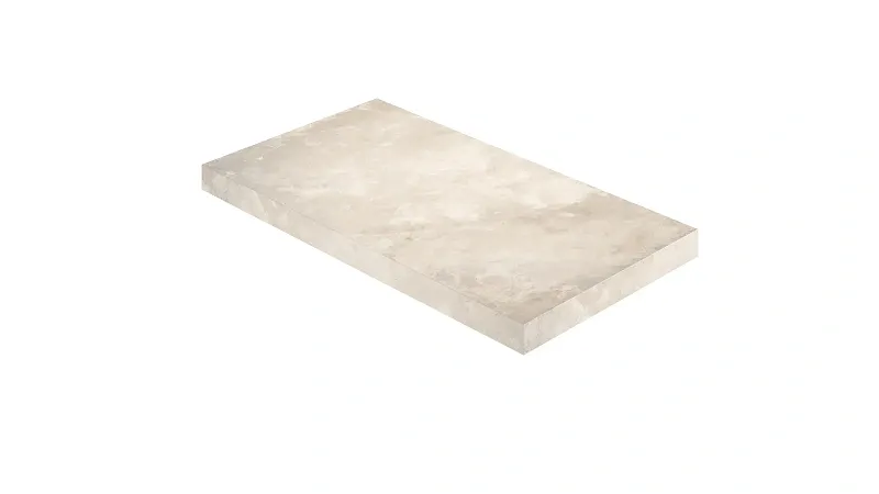 Ступень Coliseumgres Ривьера Уайт угловая правая 620070002857 бежевый 33x60 - фото 1