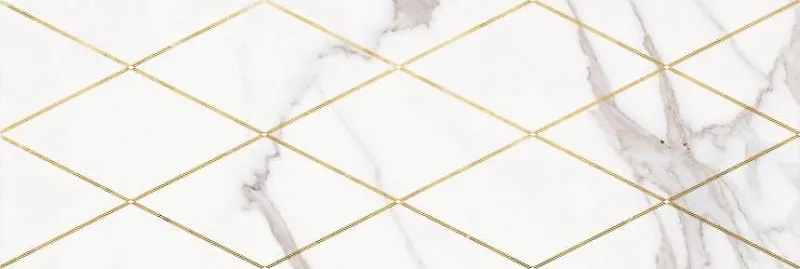Декор Ласселсбергер Миланезе Дизайн римский каррара 20x60 - фото 1