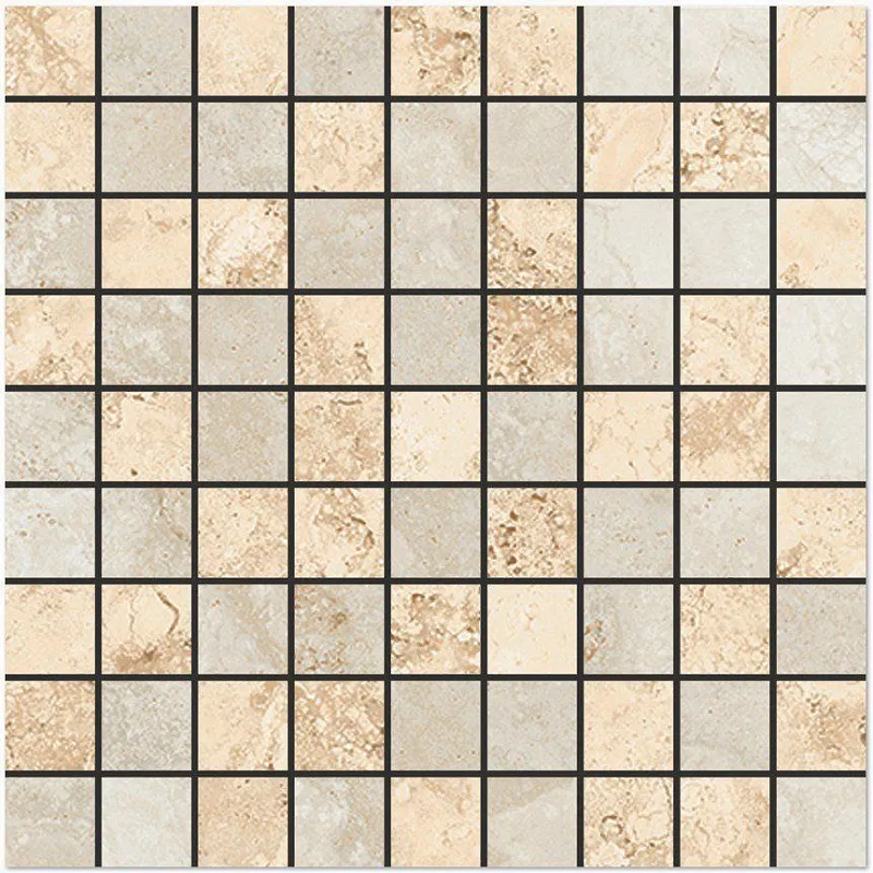 Мозаика Kerranova Shakespeare Mix Beige-Light Grey 30x30 K-4001(4003)/SR/m01/300x300x10 - фото 1