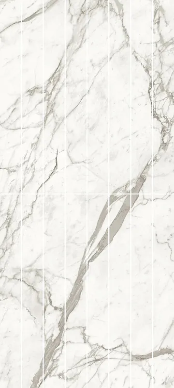 Керамогранит Atlas Concorde Italy Marvel Shine Statuario Supremo Scenic Bookmatch B Polished 120x278 A43M - фото 1