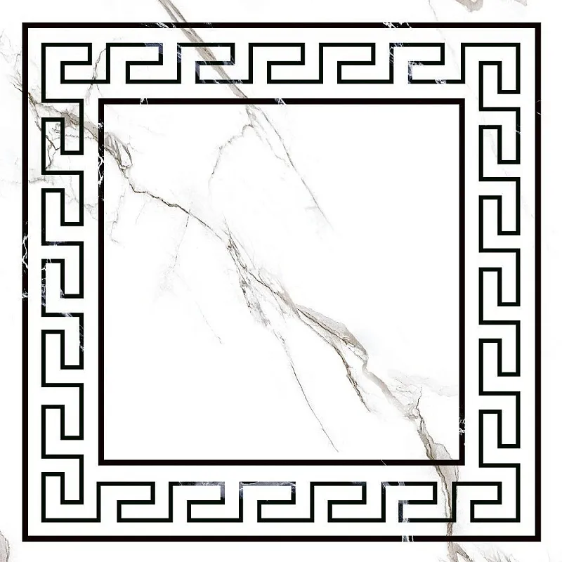 Декор Grasaro Classic Marble White 40x40 G-270/G/d01/400x400x8 - фото 1