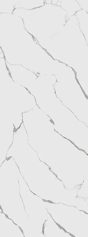 Керамогранит Kerama Marazzi SL1232G0032R6 Статуарио белый лаппатированный обрезной 119.5x320 - фото 1