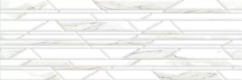 Керамическая плитка Alma Ceramica Натива TWA11NAT014 белый 20x60 - фото 1