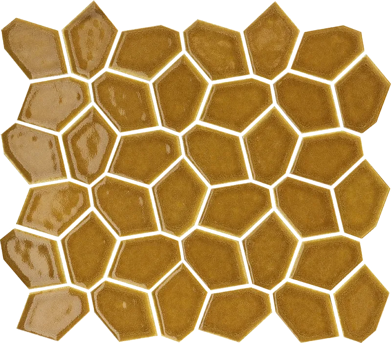 Мозаика Италон Авангард Амбер Спектрум 600110001120 желтый 29.2x33.2 - фото 1