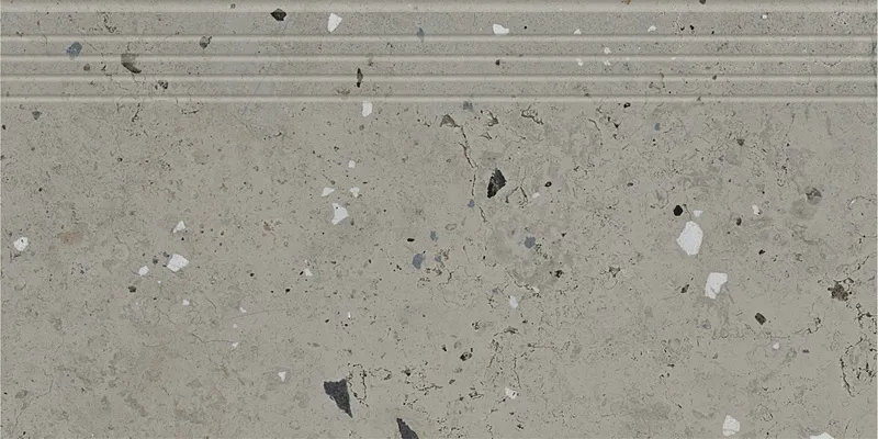 Ступень Керранова Etagi Grey K-2015/MR/st01/294x600x9 серый - фото 1