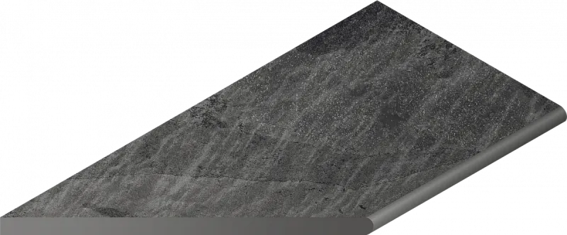 Бортик закругленный левый Италон Materia X2 Titanio 30x60 - фото 1