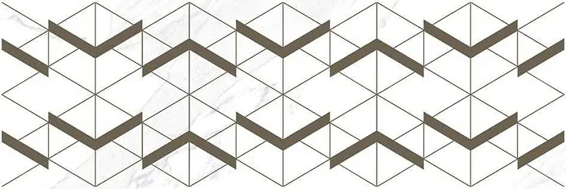 Декор (OS\A153\60124) Лапарет Lord Wing белый 20x60 глянцевый - фото 1