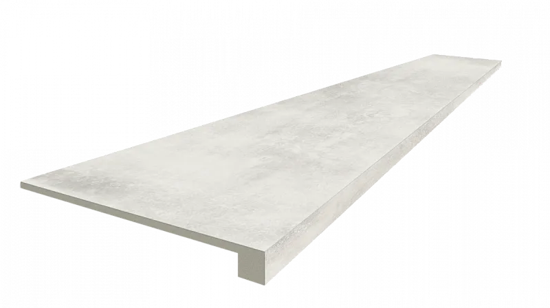 Ступень ColiseumGres Астро Уайт фронтальная 620070002470 белый 33x120 - фото 1
