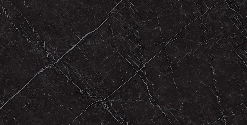 Керамогранит Atlas Concorde Italy Marvel Stone Nero Marquina Polished 75x75 AZNL - фото 1