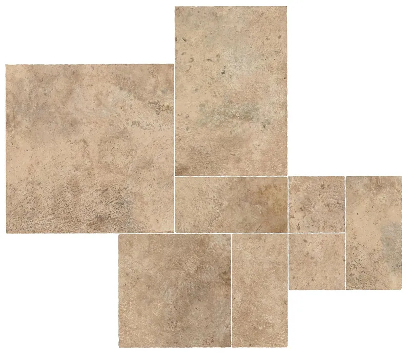 Декор Atlas Concorde Italy Aix Beige Tumbled Kit Multiformato 112.5x150 A04Y - фото 1