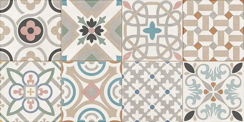 Керамическая плитка NewTrend Дизайн Арт Микс 2 WT36DST18 разноцветный 30x60 - фото 1