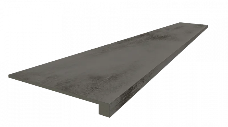 Ступень ColiseumGres Астро Блэк фронтальная 620070002472 черный 33x120 - фото 1