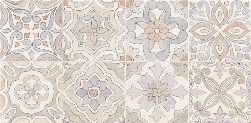 Декор Vitra Newcon Пэчворк Холодная Гамма R10A 30x60 матовый - фото 1