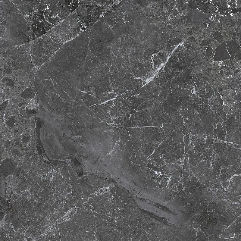 Керамогранит Delacora Грейни Дарк 6060GRY99 черный 60x60 - фото 1